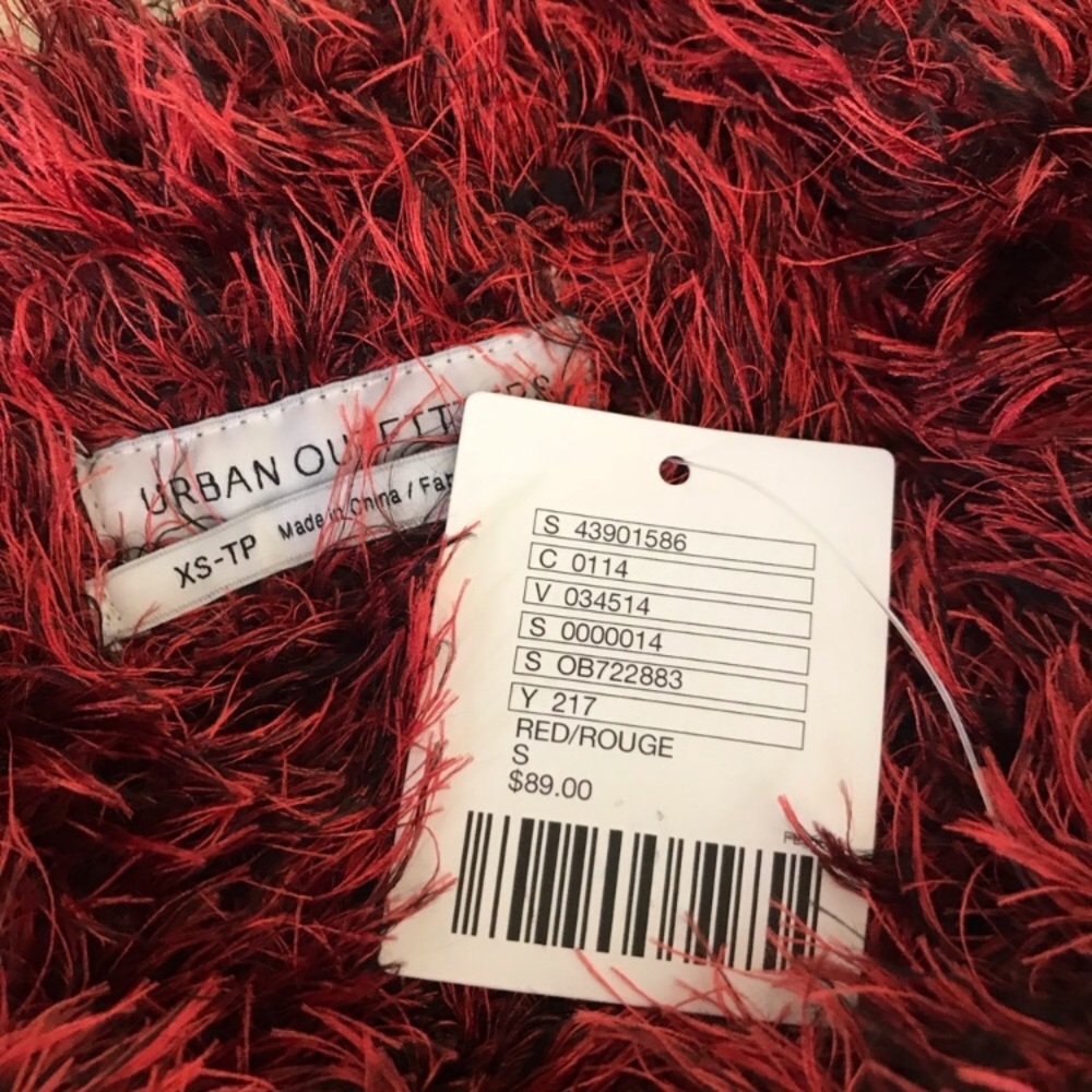 Urban Outfitters Sweater Pullover XS Red NWT - Picture 5 of 8